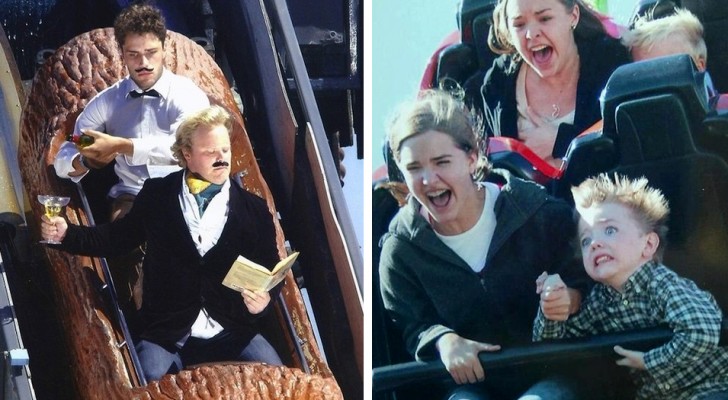 16 photos that are some of the craziest that have ever been taken in an amusement park
