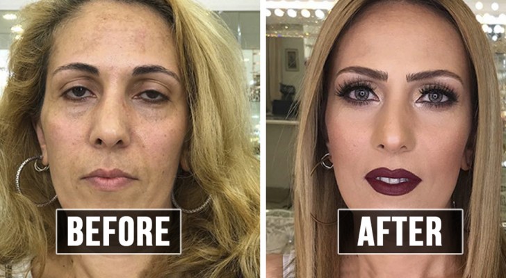 This make-up artist manages to make his customers appear 30 years younger!