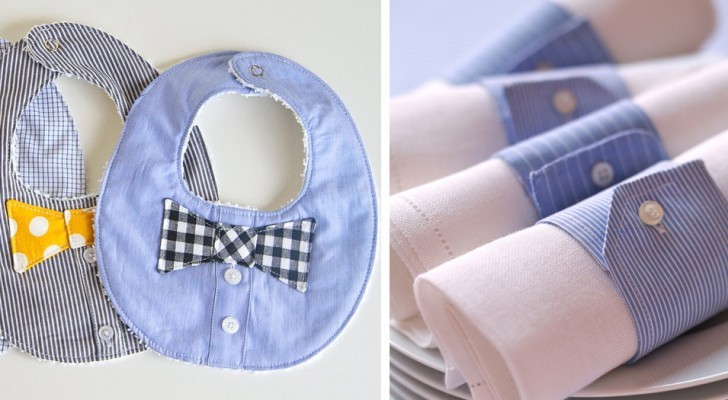 10 beautiful DIY projects to upcycle old and used men's shirts