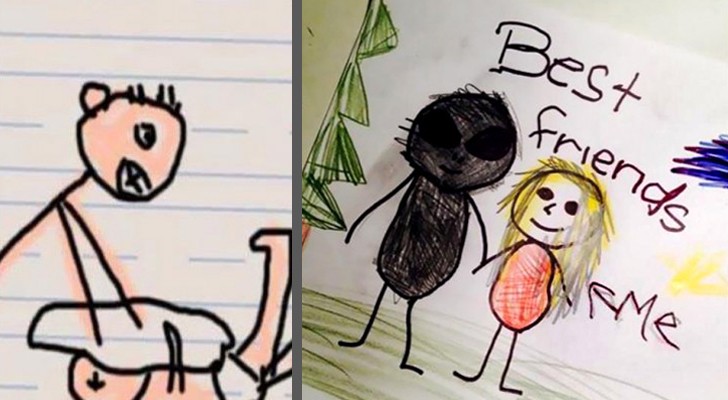 15 dessins terrifiants d'élèves qui ont fait frémir les enseignants