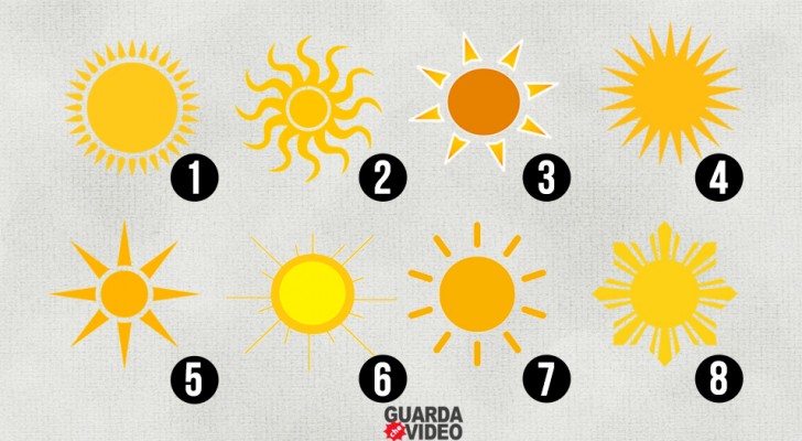 Which image of the sun appeals to you more? Here is what your choice reveals about your personality! 