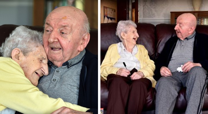 A 98-year-old mother moved to a nursing home to look after her 80-year-old son