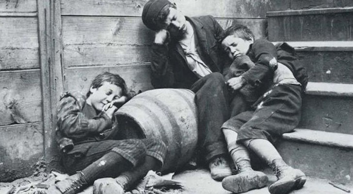 Het moeilijke leven van immigranten in New York, gevat in foto's van eind 19e eeuw