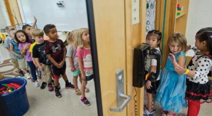 Some children at school have poor hygiene, so the teachers have created a "special" cabinet to help them