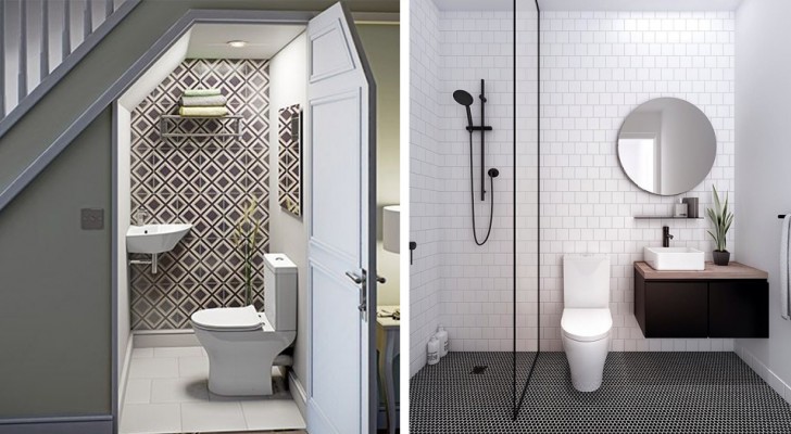 34 meravigliose idee per trasformare un bagno minuscolo nello spazio migliore della casa