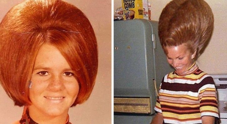 Extra-large hairstyles! Here are 24 surprising images directly from the 1960s