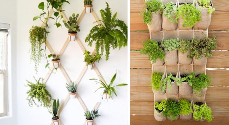 18 geniala och eleganta sätt att kunna skapa en "trädgård" även i små utrymmen