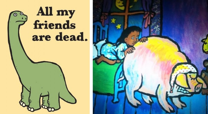 14 immagini trovate nei libri per bambini... che ci hanno lasciato alquanto perplessi
