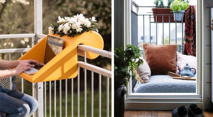 20 idee brillanti per trasformare un piccolo balcone in un luogo accogliente e funzionale