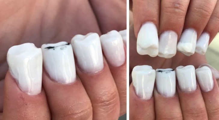 Tandvormige nagels: de extreme creaties van dit schoonheidscentrum overtreffen elke verbeelding