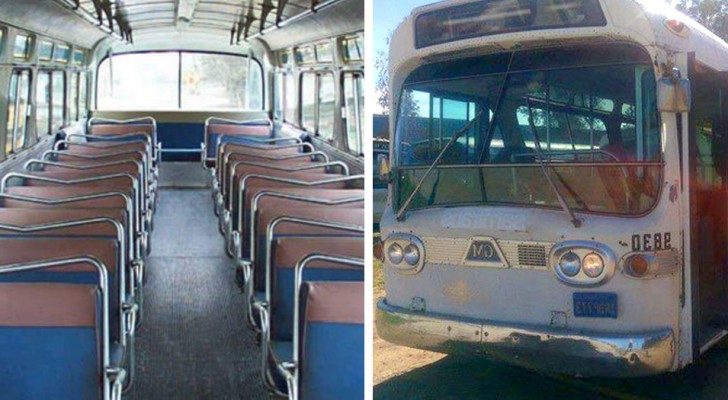 Leva 3 anos para transformar um velho ônibus em uma casa: o resultado final é maravilhoso!