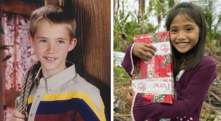 At the age of 7, he sent a care package to the Philippines and 14 years later he married the girl who had received it