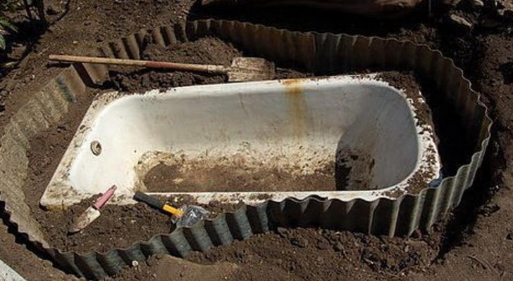 How to turn an old bathtub into a pond ... and other crazy ideas for a garden!
