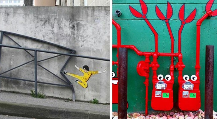 21 voorbeelden van street art die je ertoe bewegen anders te gaan kijken naar een stad
