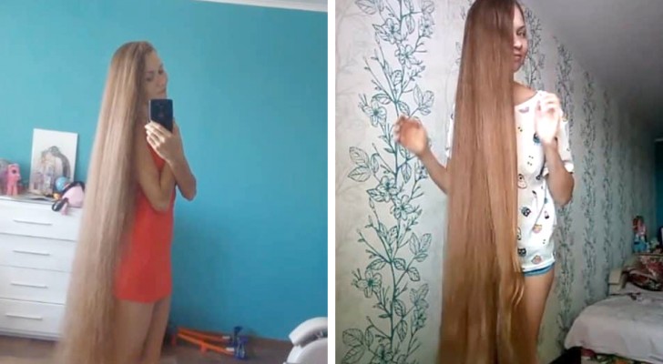 Non taglia i capelli dal 2003: la lunghissima chioma di questa ragazza russa è assolutamente imperdibile