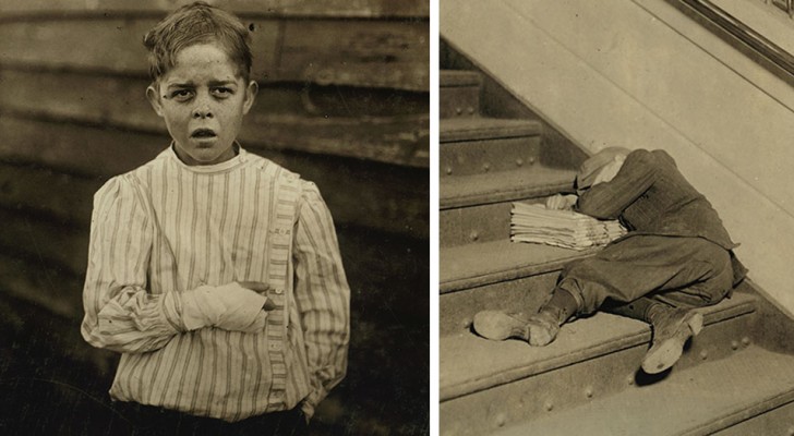 Op 23 foto's kunnen we zien hoe kindarbeiders begin de 20ste eeuw leefden voordat kinderarbeid werd afgeschaft