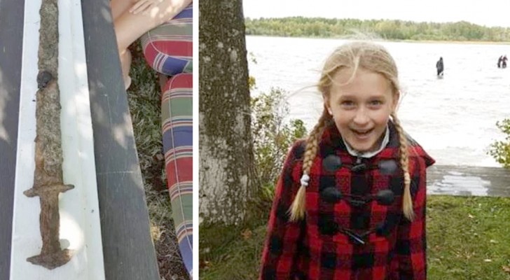 Une fillette de 8 ans retrouve une épée pré-Viking dans un lac suédois, et certains la veulent déjà Reine