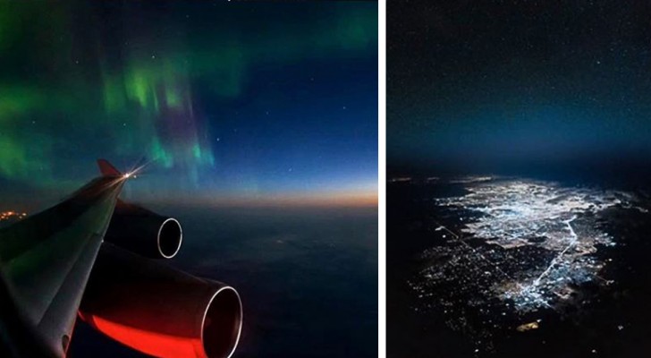 Un pilota di Boeing condivide le immagini che scatta durante i voli... e il risultato toglie il fiato