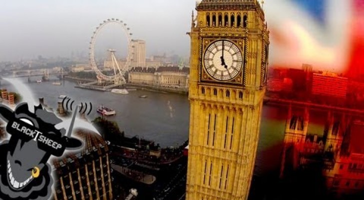 Londres vista desde un drone de modo original