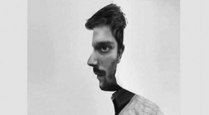 From the front or in profile: the way you see this man can reveal something about your personality