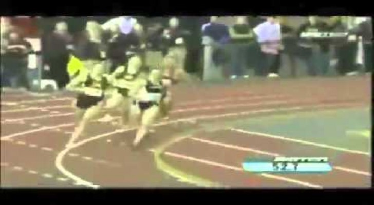 Girl falls during a race, but what happens next is unbelievable