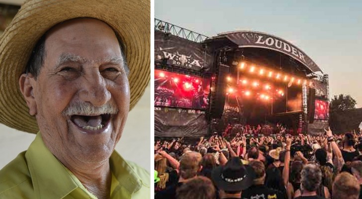 2 äldre människor rymmer från ålderdomshemmet för att gå på rockfestival