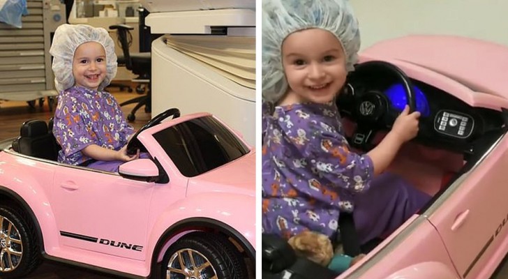 Questo ospedale usa delle automobili colorate per distrarre i piccoli pazienti mentre vanno in sala operatoria