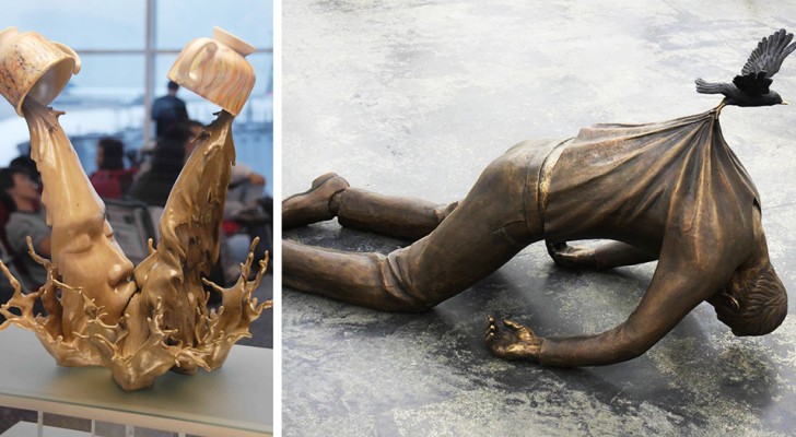 14 Skulpturen, die sich der Schwerkraft widersetzt haben und den Kampf gegen sie gewonnen haben