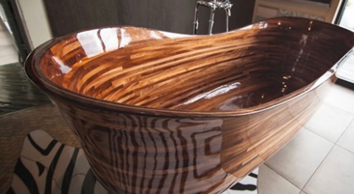 An artisan creates bathtubs using naval technology ... and the result is extraordinary!