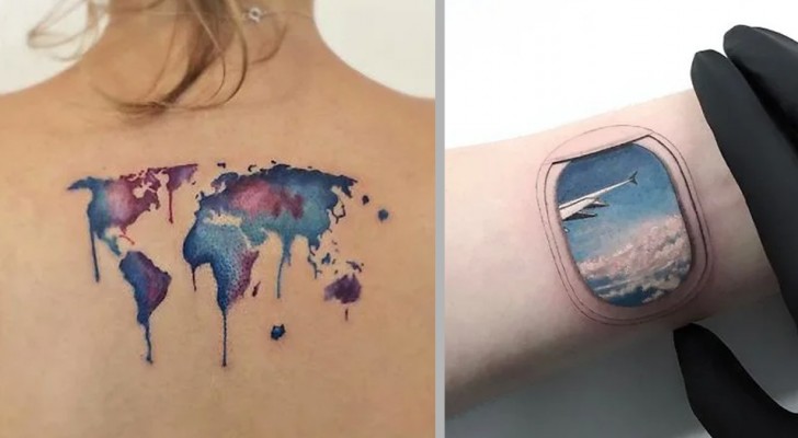 20 wunderbare "travel"-Tattoos, die jeder Weltbürger gerne auf der Haut haben möchte