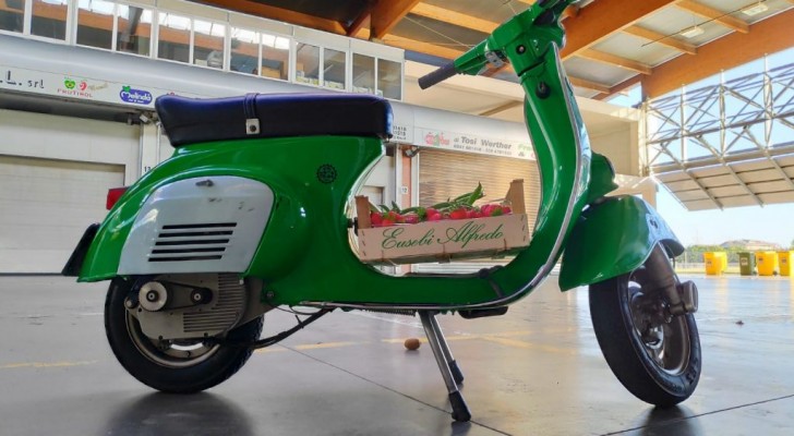 Hier komt de kit om de legendarische vintage Vespa te transformeren in een elektrische scooter zonder uitstoot