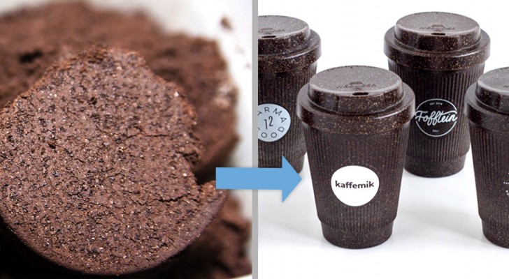 Questa azienda tedesca trasforma i fondi di caffè in tazze resistenti, riutilizzabili e 100% green