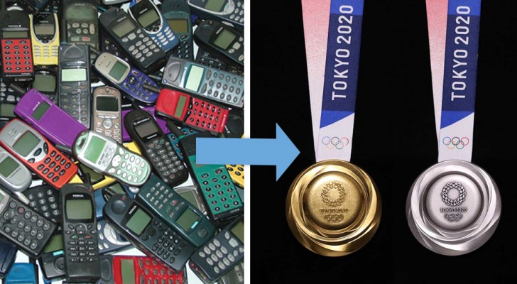 Japan hat 80.000 Tonnen alte Mobiltelefone in Medaillen für die Olympischen Spiele in Tokio 2020 verwandelt