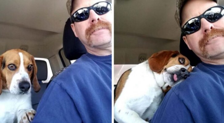 A man saves a beagle puppy from euthanasia ... and the dog thanks him with a display of sweet gratitude!