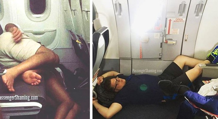 High altitude rudeness illustrated with 12 photos showing the worst side of airline passengers