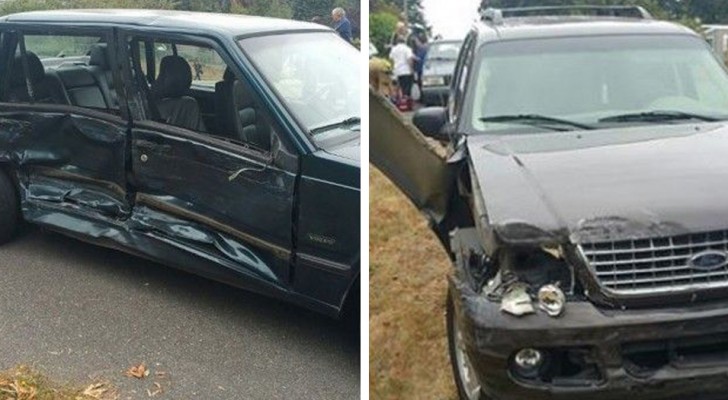 Two little children aged 3 and 5 "stole" their parents' car to go visit their grandmother