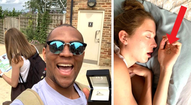 For an entire month, this young man proposed to his girlfriend without her even noticing
