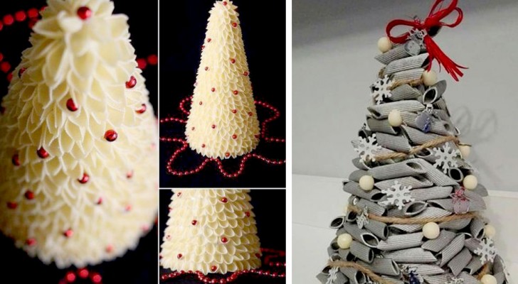 Alberi di Natale fatti di pasta cruda: le idee più originali per decorazioni fai-da-te