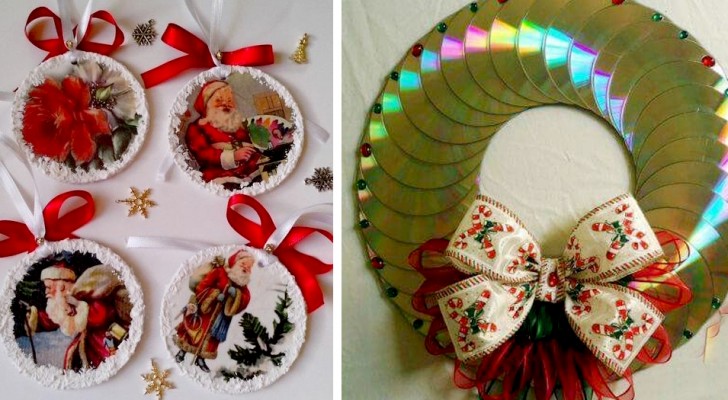 Decorazioni di Natale con vecchi CD: idee originali per riciclarli in modo creativo