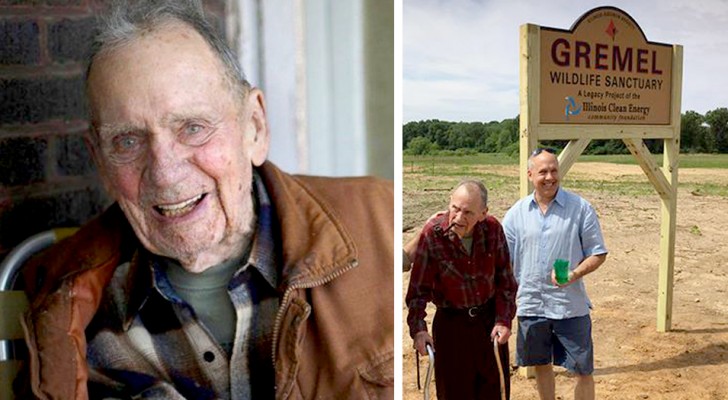 A los 98 años usa los ahorros de una vida para abrir un santuario para las especies animales