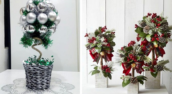 Mini alberi di Natale: 19 idee semplici ed economiche per realizzare splendidi oggetti da regalare
