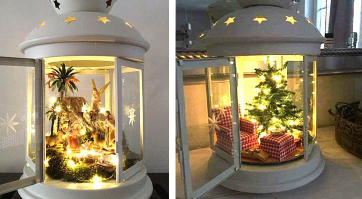 Decorare nelle lanterne: 14 idee economiche per illuminare il Natale con un'atmosfera magica
