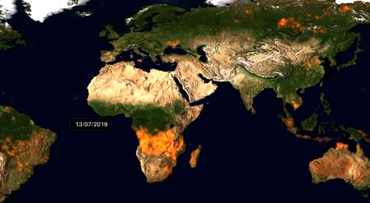 Une vidéo de l'ESA montre toutes les zones de la Terre dévastées par les incendies en 2019