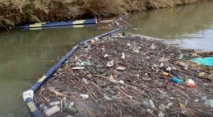 La barriera anti-plastica sul Tevere ha bloccato 460 chili di rifiuti prima che arrivassero nel mare