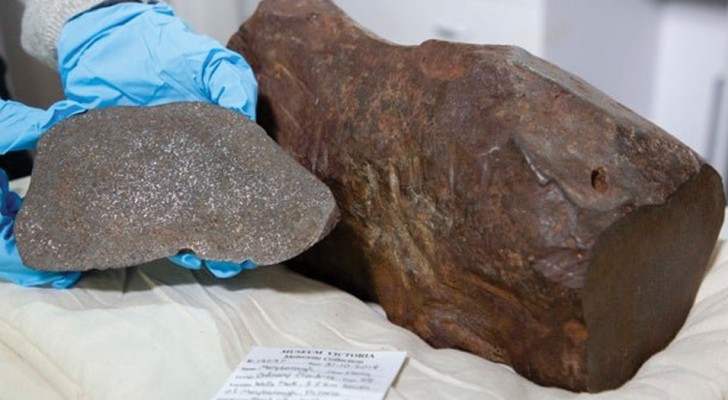 Ein Mann bringt einen Stein mit, der glaubt, dass er Gold enthält und entdeckt stattdessen einen seltenen Meteoriten