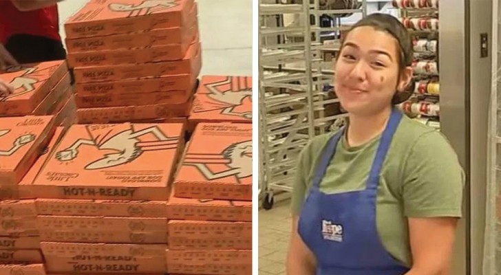 She organized a "pizza party" for homeless women and children instead of her high school graduation party