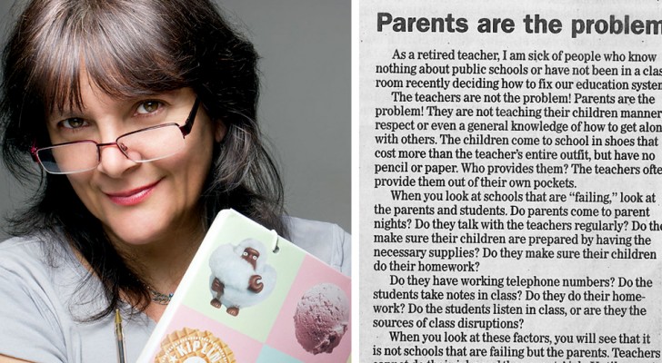 "Parents are the problem" are the strong words that a retired teacher uses to make us think seriously about today's education system