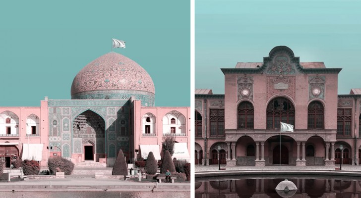 Eine weiße Flagge an jedem historischen Ort im Iran: ein friedensförderndes Projekt eines Architekten