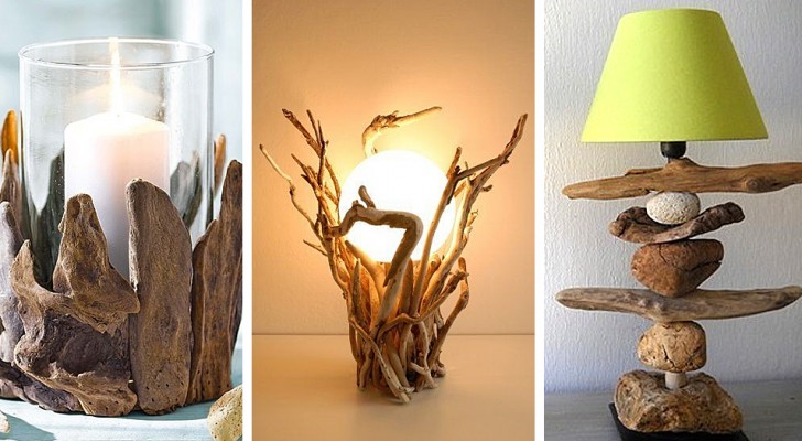 16 splendidi progetti creativi tutti da provare per arredare con il legno di mare