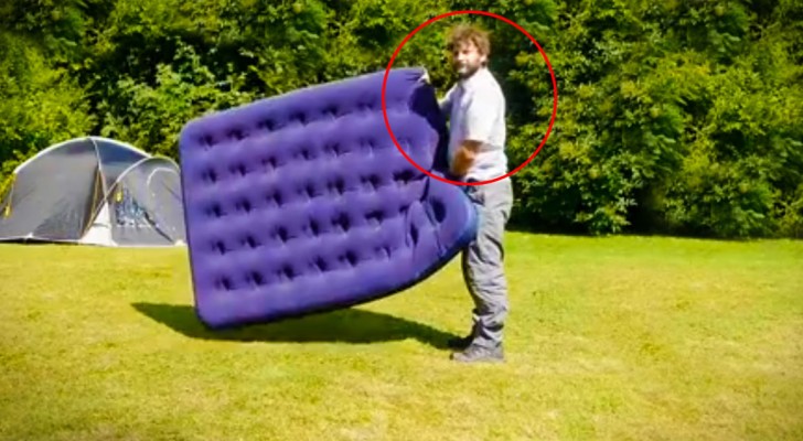 How to inflate an airbed like you've never have !